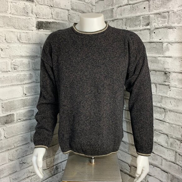 U.S. Polo Assn. Other - US Polo Association Vintage 90s Sweater XL Black Brown Knitted Crewneck Pullover